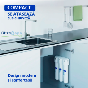 Filtru de apa potabila Aquaphor Crystal (K3/K2/K7), montare sub chiuveta, 2 l/min