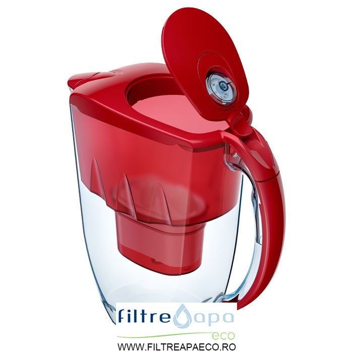 Cana filtranta cu cartus Aquaphor Maxfor+, model Jasper, rosu Cana filtranta cu cartus Aquaphor Maxfor+, model Jasper, rosu