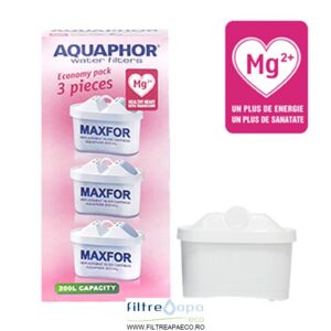 Set 3 filtre Maxfor+ Aquaphor, cu magneziu