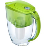 Filtru de apa tip cana Aquaphor ARCTIC lime, capacitate 2.8l, capac Flip-Flop
